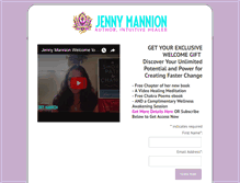 Tablet Screenshot of jennymannion.com